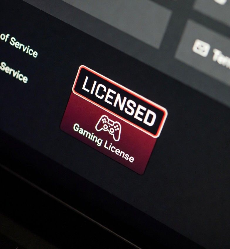 gaming license badge